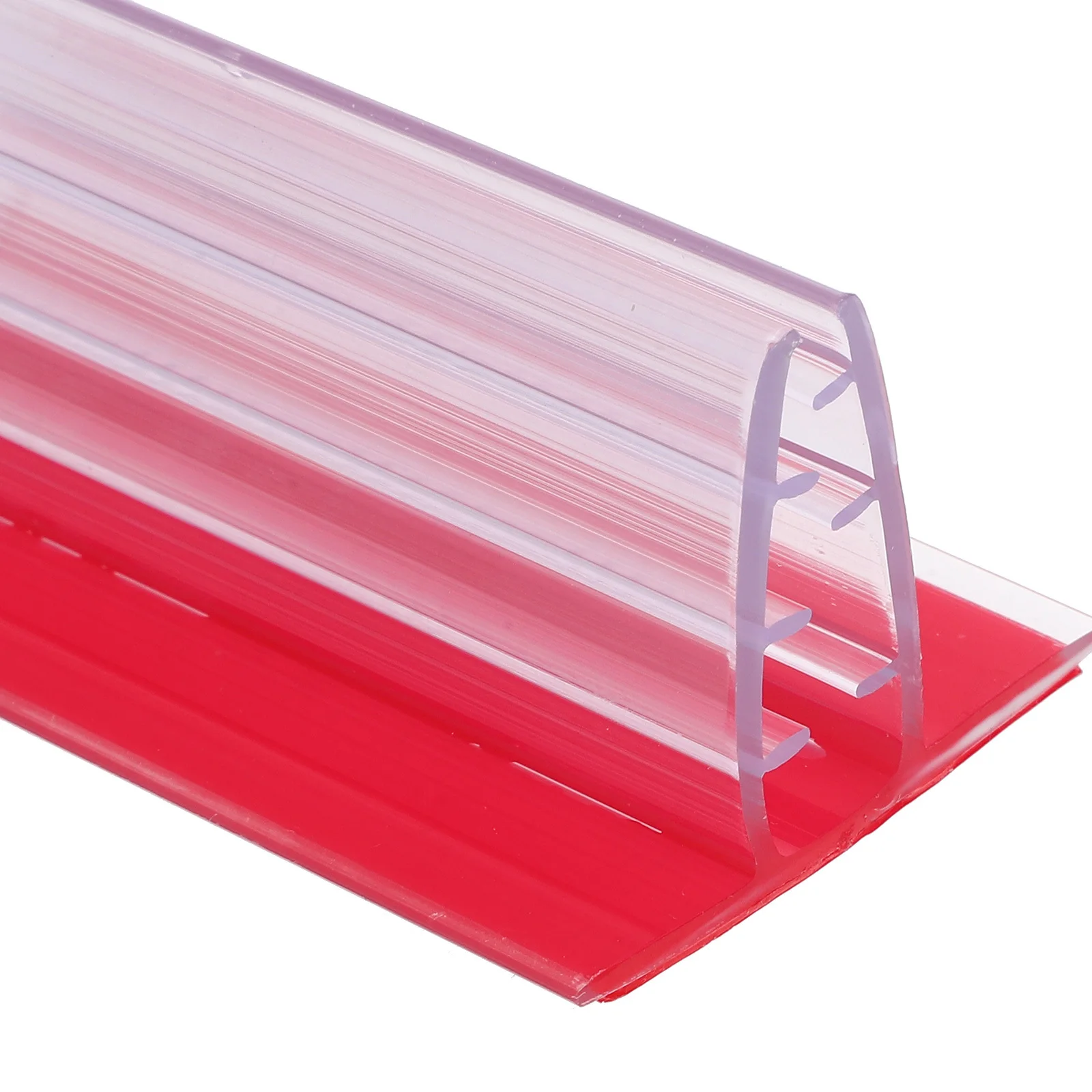 12 Buah Penyangga Panel Mini Transparan Perekat untuk Dekorasi Meja, Nomor Meja, Label Nama, Menu, dan Pelindung Display