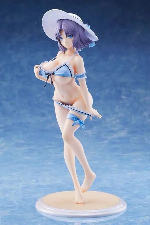 

100% Original Genuine Spot Senran Kagura Snow Spring 25CM Swimsuit Bikini Water 1/7 Figure Tokyo Demon Chapter Anime Figure Mode