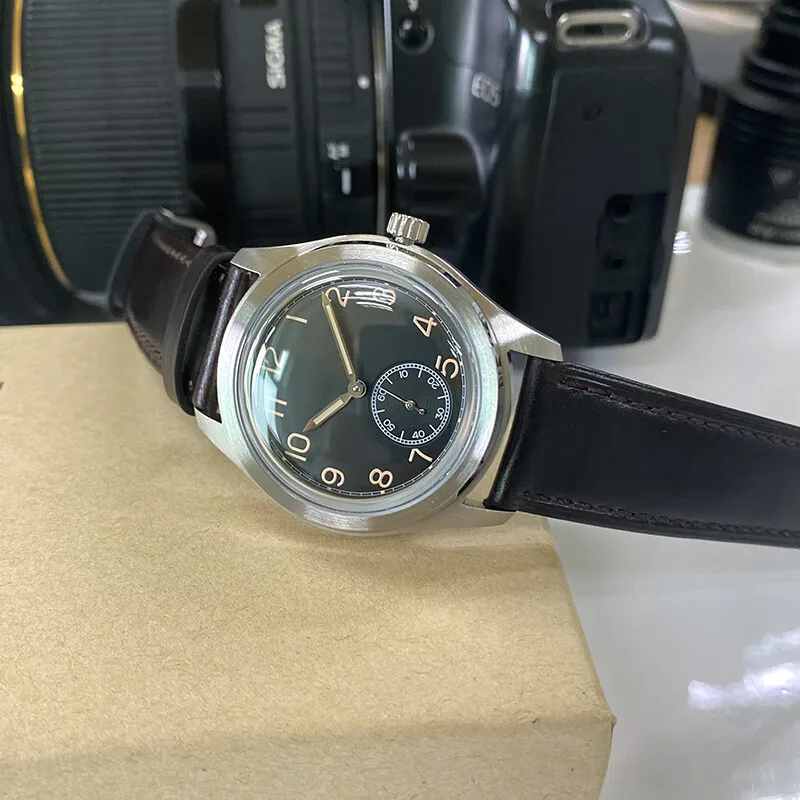 Мужские автоматические часы Parnis, 38 мм, роскошные механические наручные часы, 5 атм, водонепроницаемые, с сапфировым зеркалом, второй второй циферблат