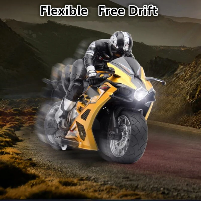 

2.4G High radio controlled motorcycle Speed RC Stunt Motorcycle 360 Degree Rotation Drift Shockproof Racing Shock Absorber