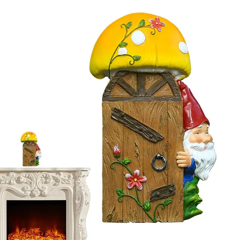 

Tree Gnome Gnome Out The Door Tree Hugger Tree Fairy Decor Fairy Garden Accessories Waterproof Tree Gnomes For Outdoor Patio