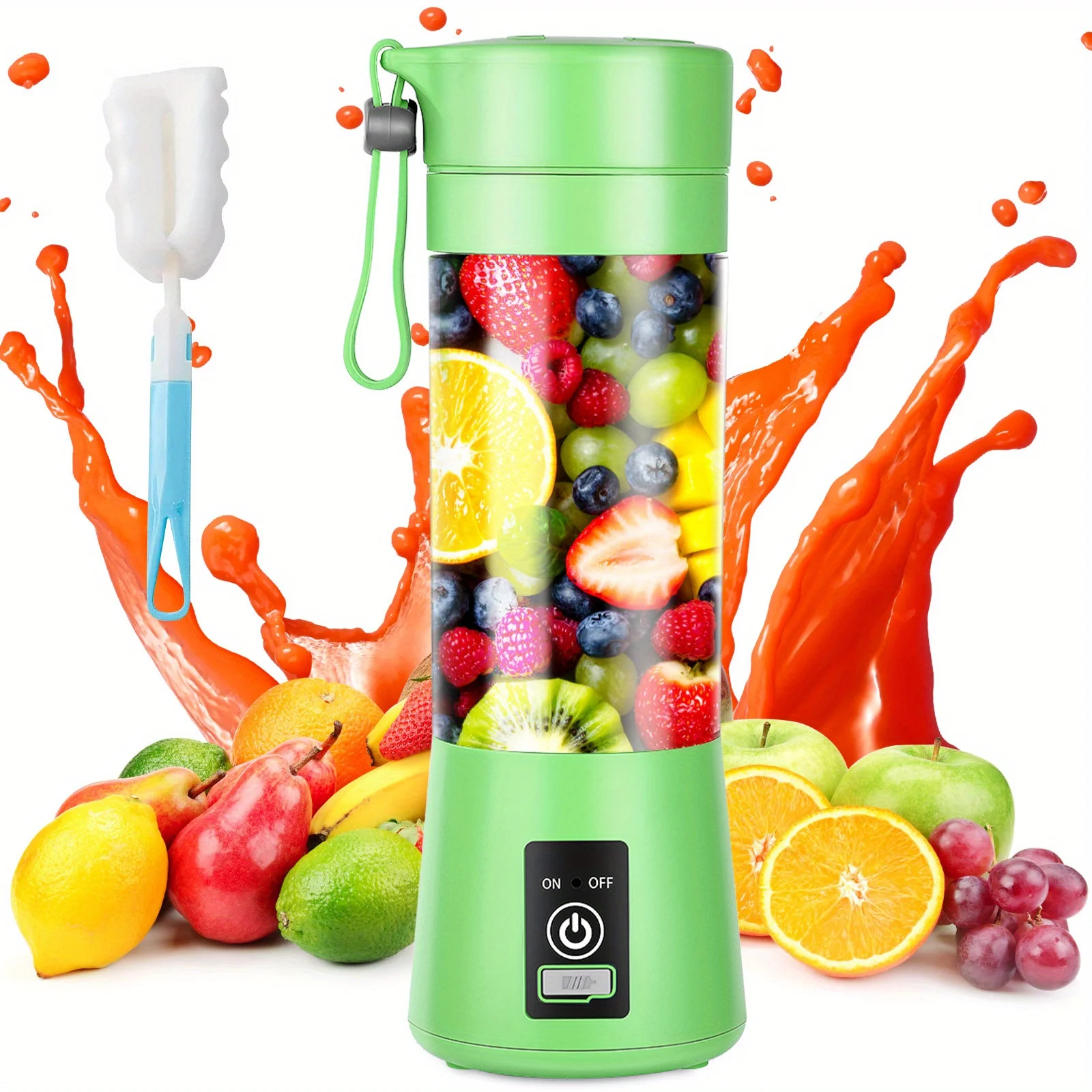 Portable Electric Juicer USB Charging Smoothie Blender Fruit Cup Food Milkshake Juice Maker Household Mini Fruit Juice Machine