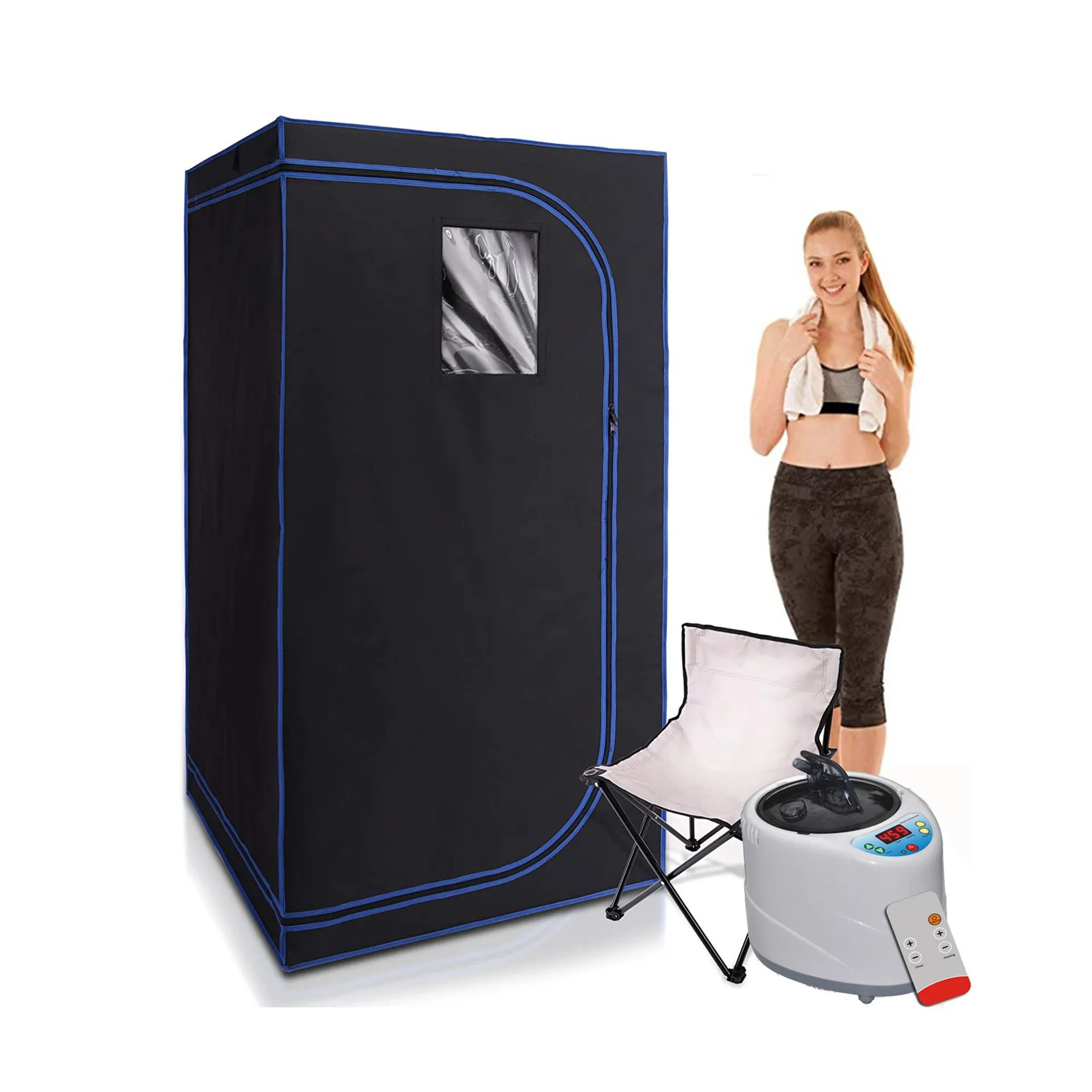 Sauna portátil OEM/ODM, barraca de vapor, sauna, caixa, sauna de corpo inteiro para recuperação de relaxamento doméstico