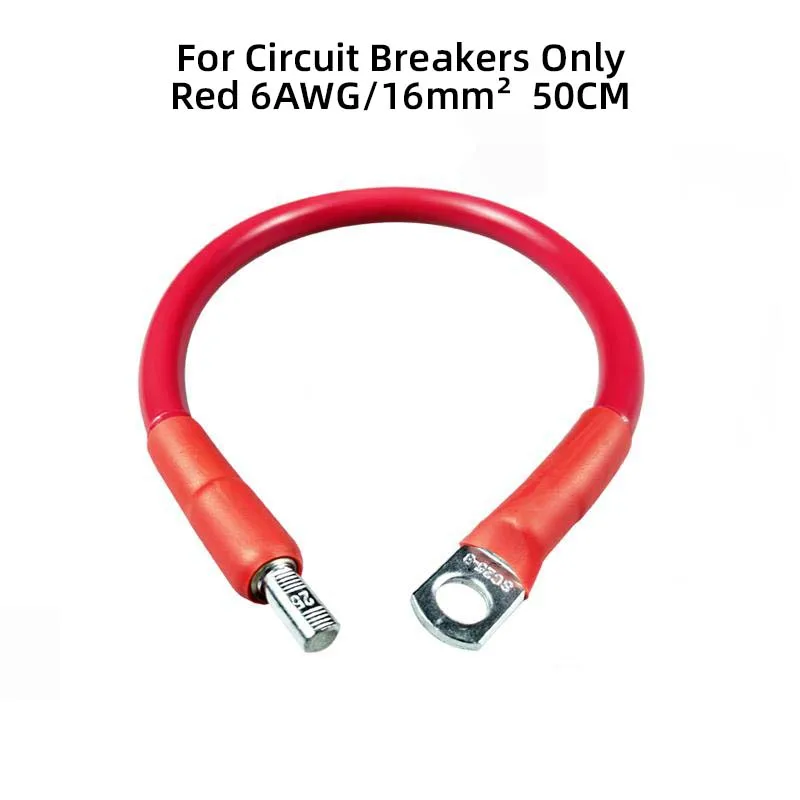 Extra-Soft Silicone Pure Copper Connector Wires for Gas-to-Electricity Meter Conversion, 16 mm², 50 cm
