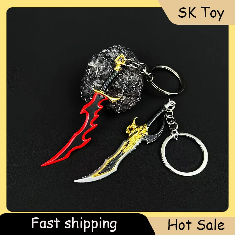 

2pcs 9cm Solo Leveling Anime Peripherals Knight Killer Fangs Alloy Metal School Bag Keychain Pendant Fashion Accessories Gifts