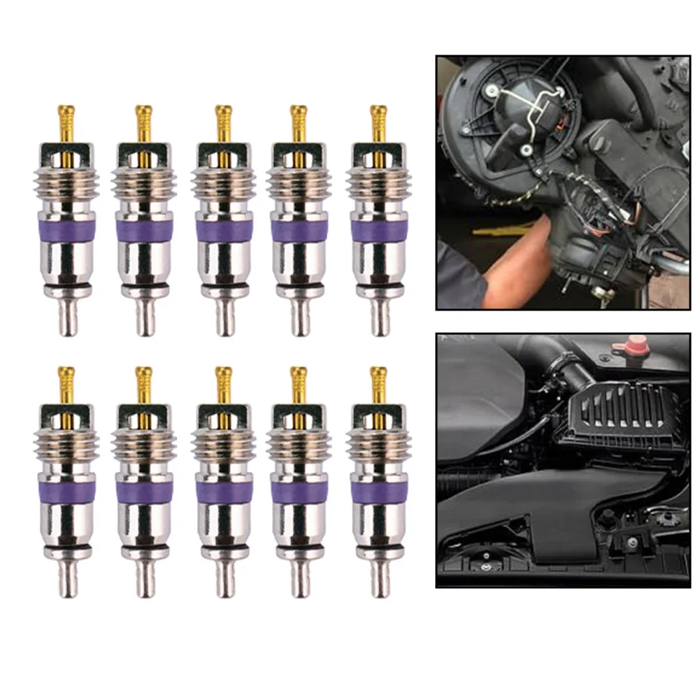 

10PCS Large Bore A/C Valve Core For BMW For Mercedes For Benz For 8E0820855 Air Conditioning Cores Needles Repair Kit