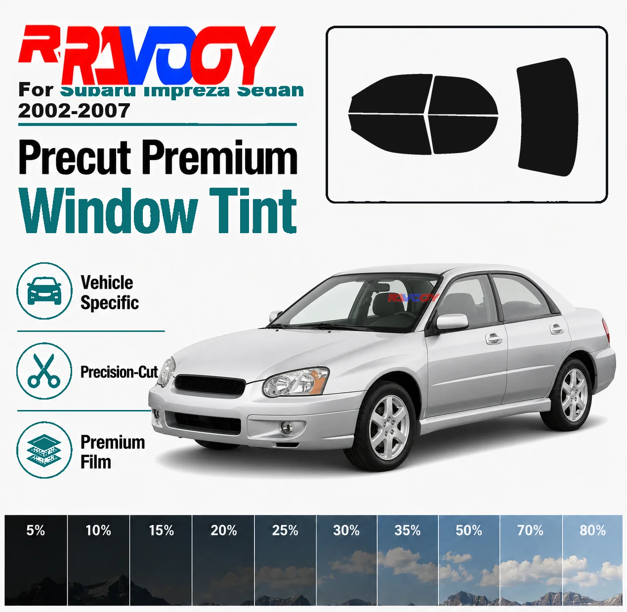 for-subaru-impreza-sedan-2002-2007-ravooy-pre-cut-window-tint-film-vehicle-specific-full-kit-front-rear-windows-precision-cut