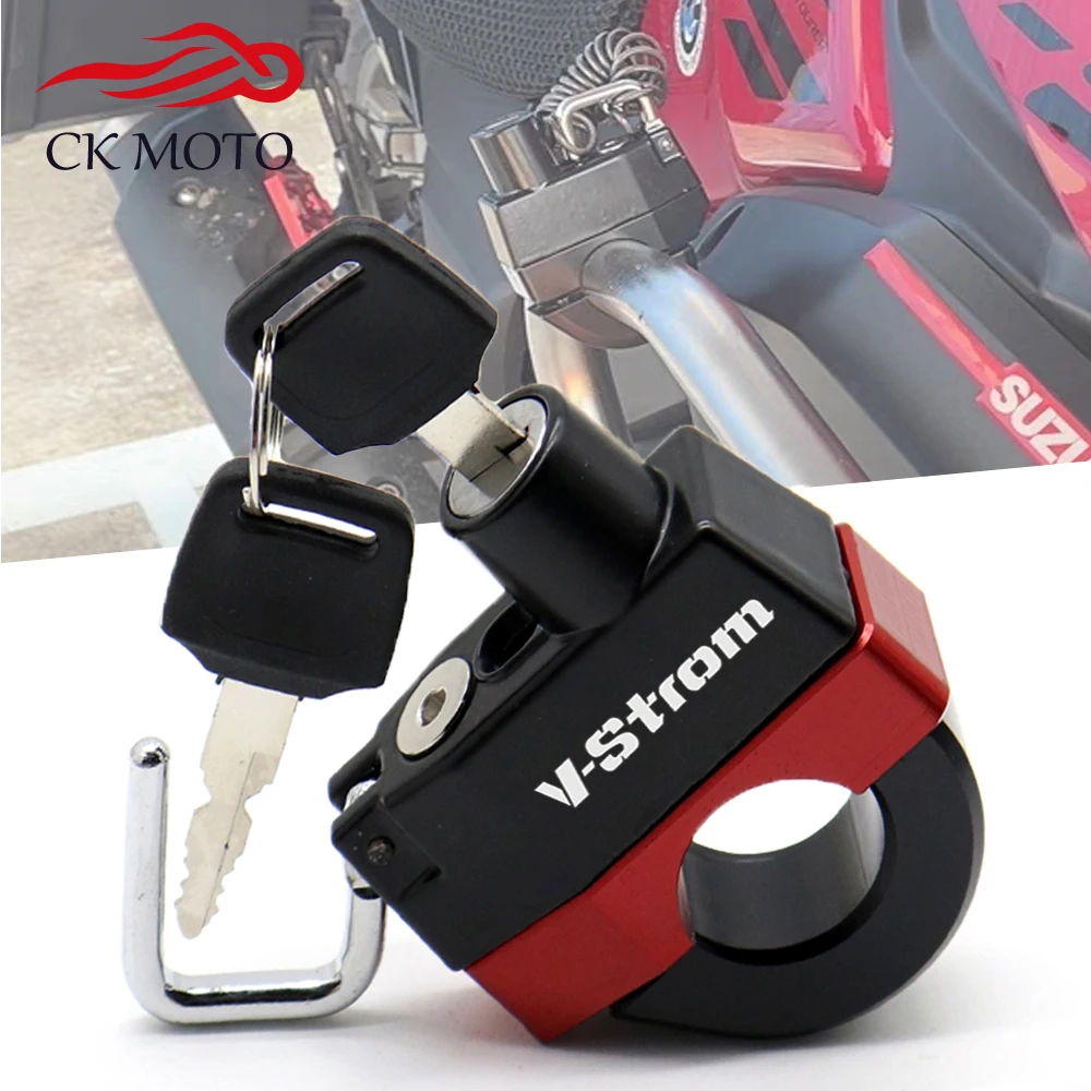 

For SUZUKI DL250 DL650 V-Strom DL1000 DL 650/XT 1000/XT Motorcycle Accessories Anti-theft Helmet Lock Security