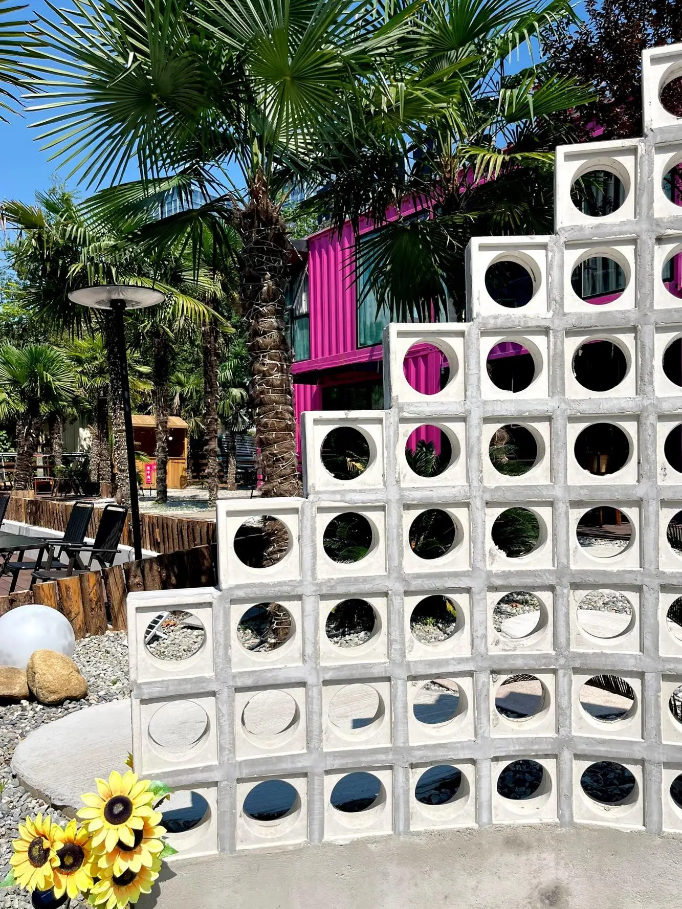 Decorative Breeze Block Concrete Privacy Wall Fence Panel Outdoor Garden Patio Screen Ventilated Block Molde de Bloque de Hormig