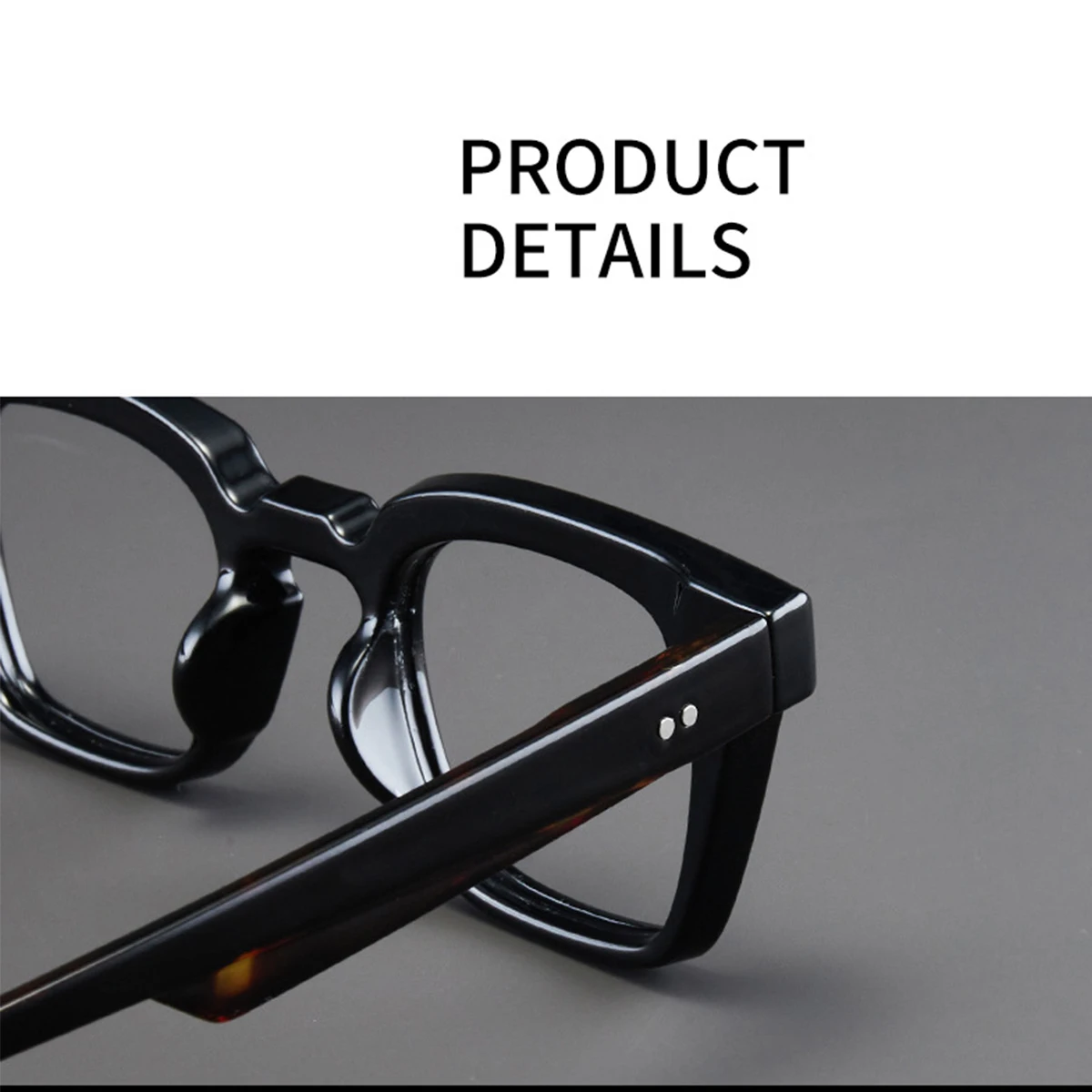 1.0-4.0 Modische Anti-Blaulicht-Lesebrille mit Retro-Rechteckrahmen HD Vision Unisex-Design – Detail 7