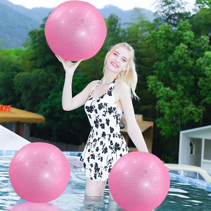 Inflatable Beach Ball Water Toys Inflatable Ball Swimming Pool Toys Summer Water Games PVC Pool Beach Balls 15 Inch Big Beach