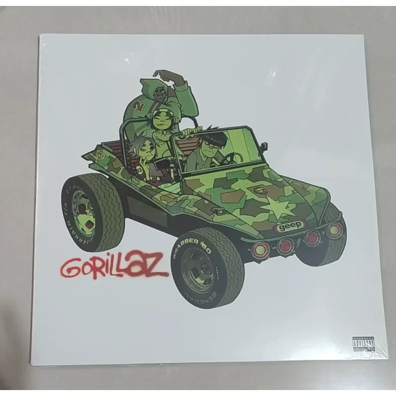 

Authentic Virtual Band Street Fighter Gorillaz Self-Titled Debut Album Vinyl 2LP for Gorillaz