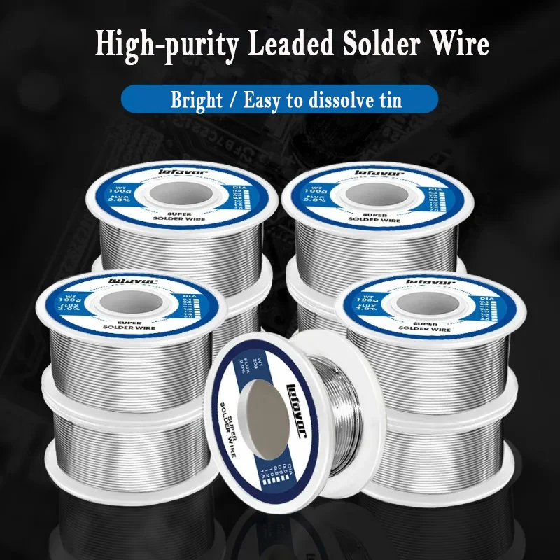 200g Electronic Soldering Wire Solder Wires Rosin Core Tin Multipurpose Welding Flux Iron Wire Reel Diamater Home Accessories