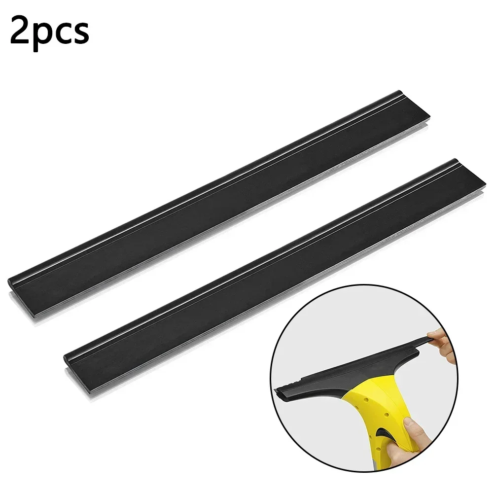 2Pcs 280MM Rubber Scraper Pulling Lips Scraper Vacuum Cleaner Head Replacement For Karcher WV50 WV60 WV70