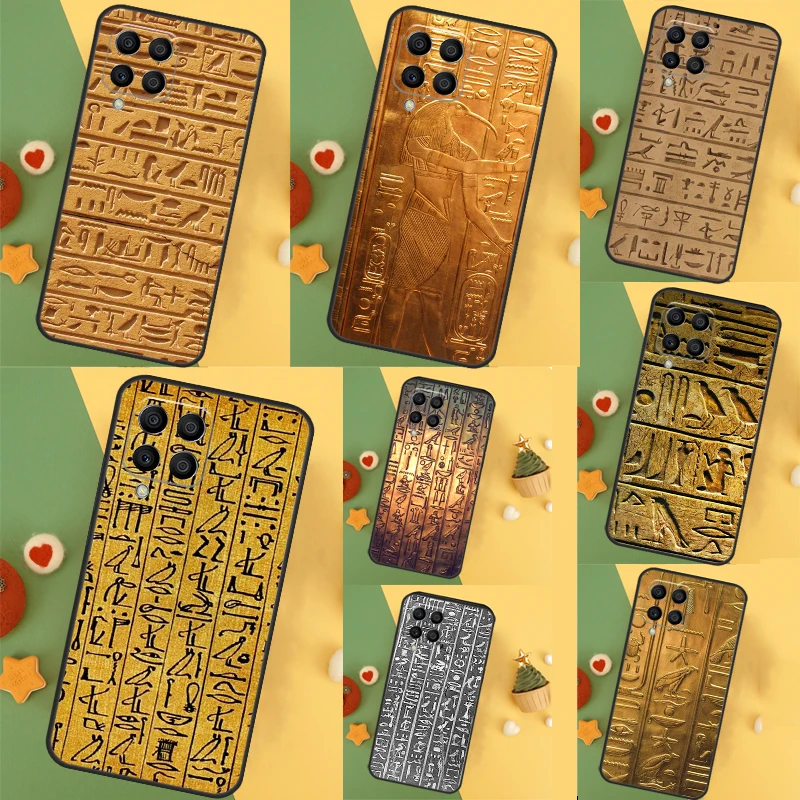  Egyptian Hieroglyphics For Samsung Galaxy M30s M31s M32 M52 M12 M55 M15 M13 M23 M33 M53 M20 M21 M51 M34 M54 Case