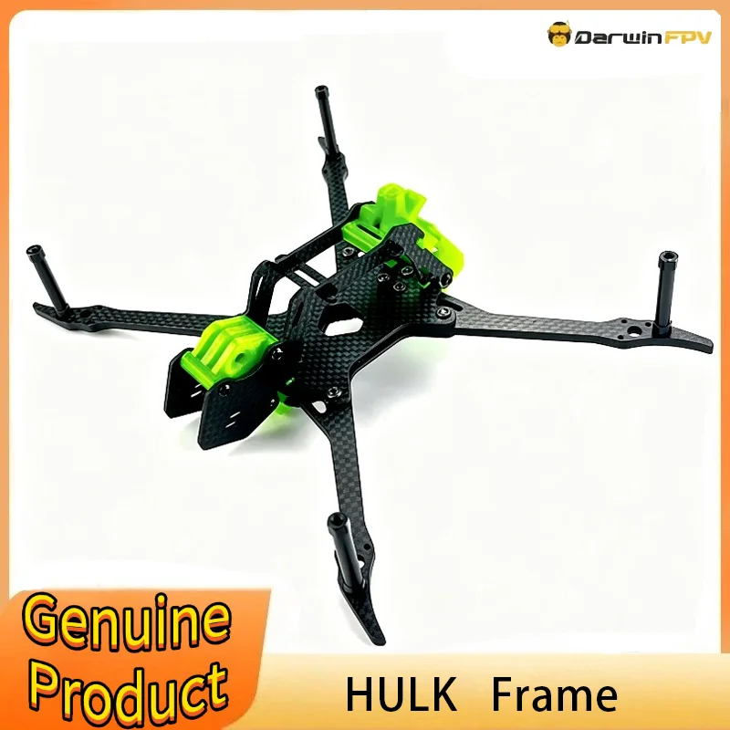 DarwinFPV FPV Drone HULK Quadcopter Frame Carbon Fiber Spare Parts Waterproof Frames