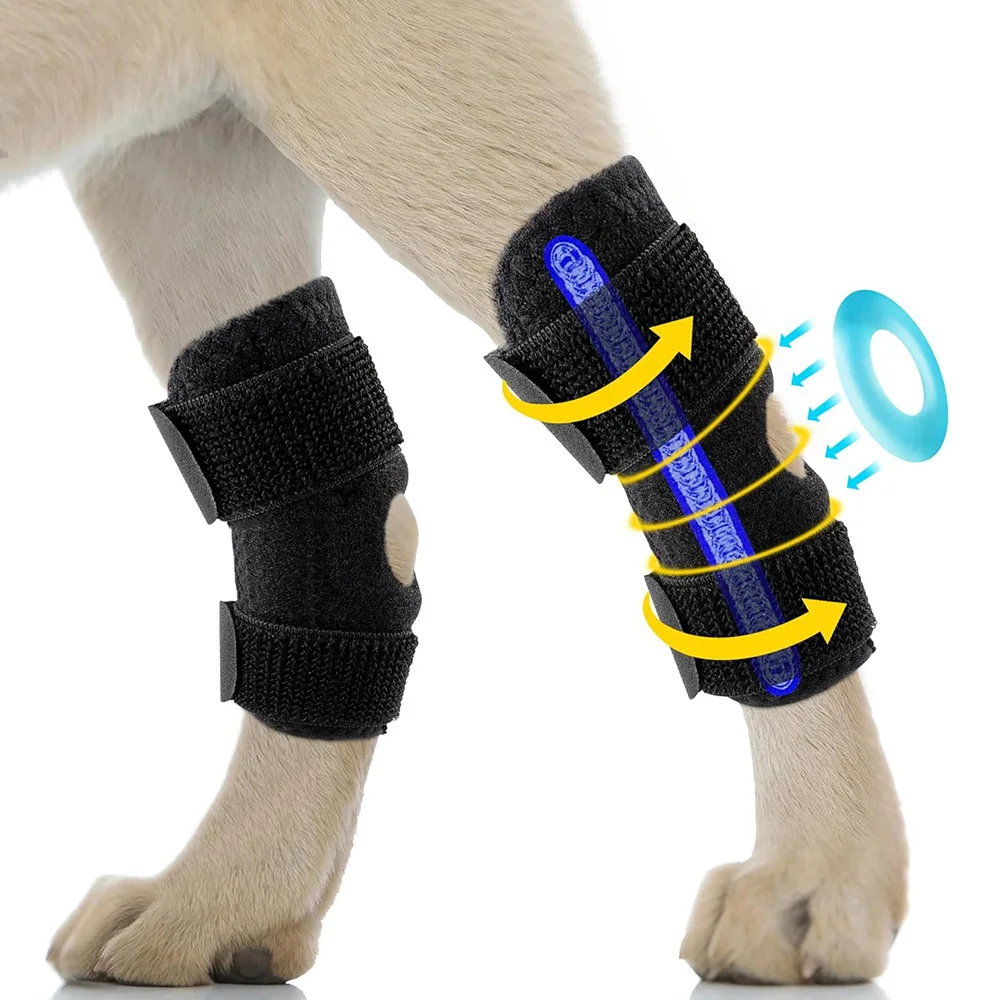 

Dog hind leg sprained after leggings Auxiliary straps Protective cover Knee support frame