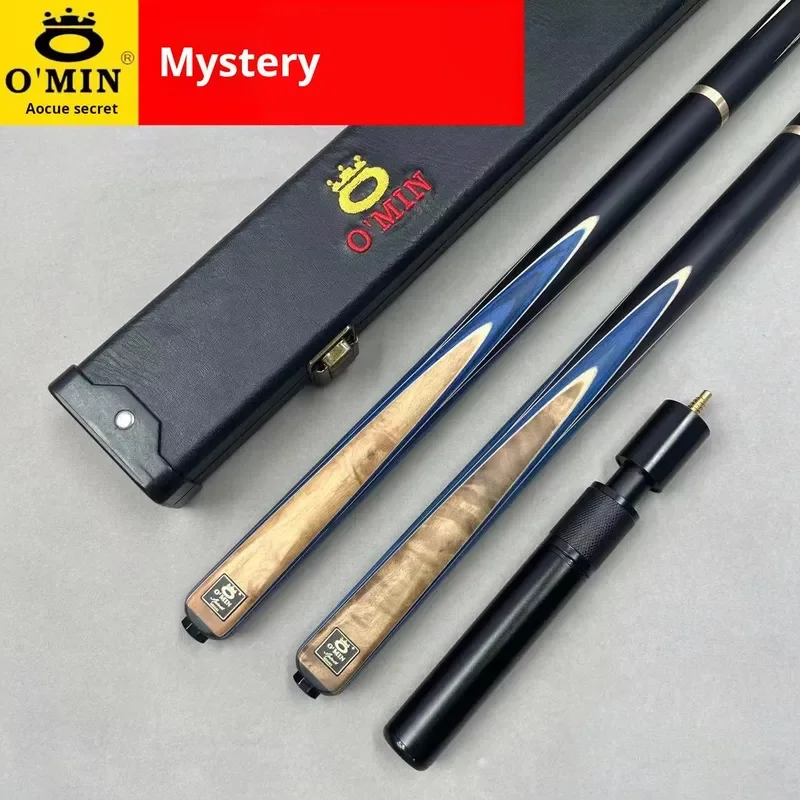 YWM Certificate O'MIN Mystery New Soul Split Billiard Cue Paint-free Rear Handle Snooker Black Eight Handmade Ash Wood Cue
