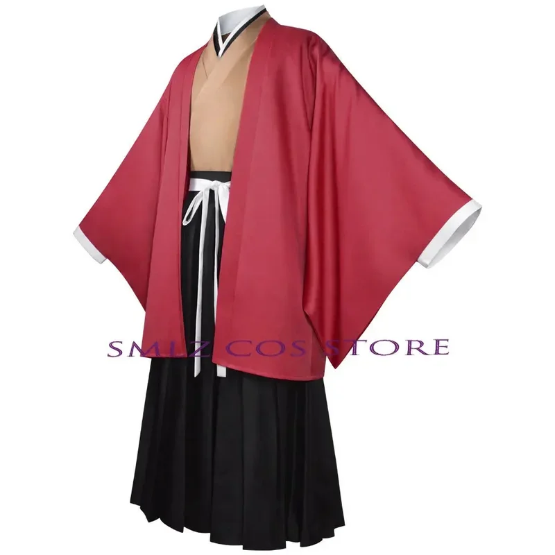 Disfraz de Cosplay de Anime Tsugikuni yoriachi, Kimono, uniformes rojos para Halloween, conjunto de Peluca de utilería