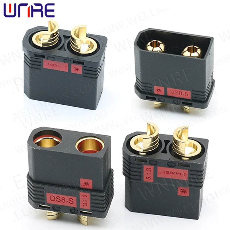 110A High Current QS8-S Male And Female Plug Anti Sparking Electric Vehicle Drone Battery Interface Connector