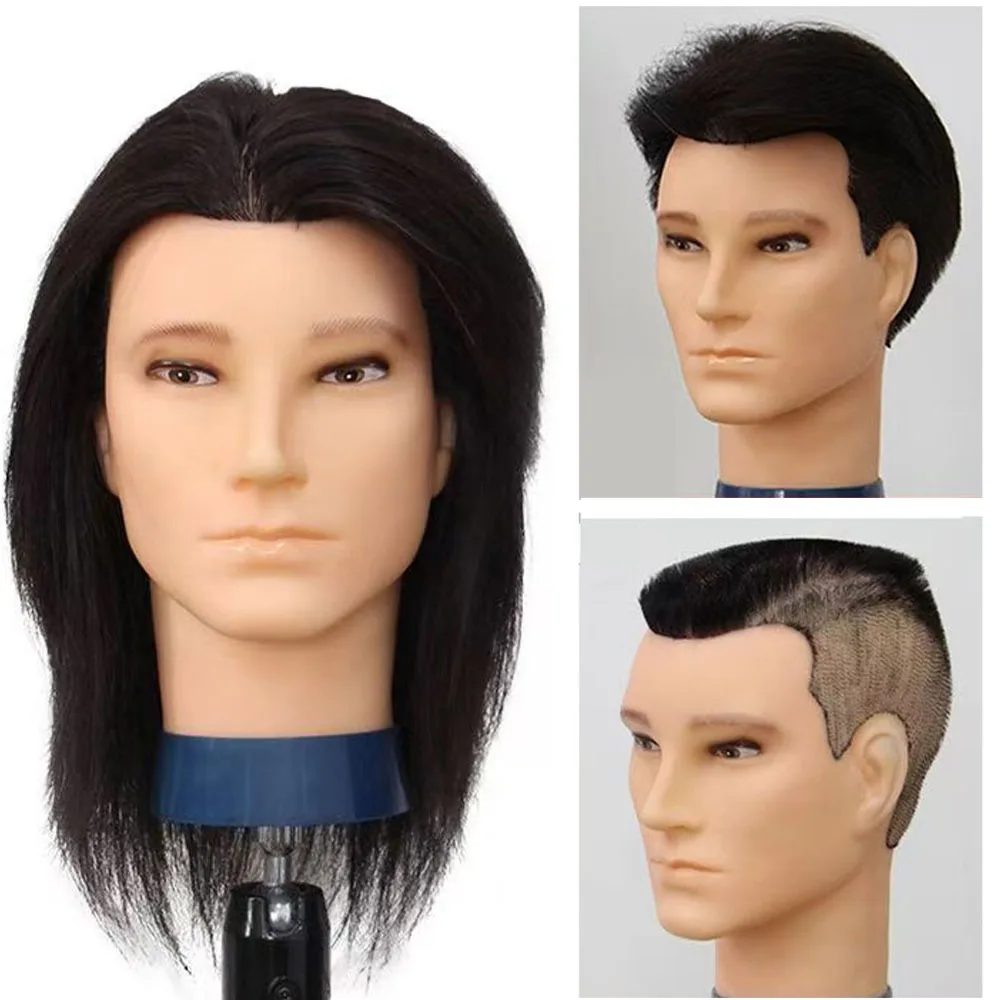 testa-di-manichino-per-barbieri-con-capelli-umani-veri-testa-di-manichino-maschile-per-parrucchieri