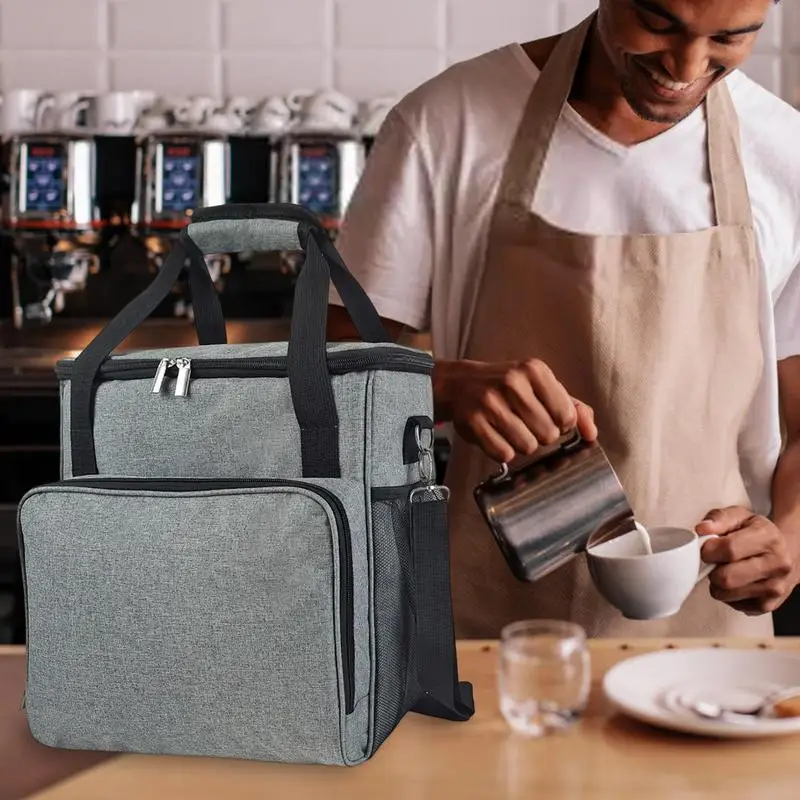 

Coffee Machine Carrier Bag With Portable Handle Travel Carrying Case For Coffee Machine Multifunctional Coffee Maker Organizer