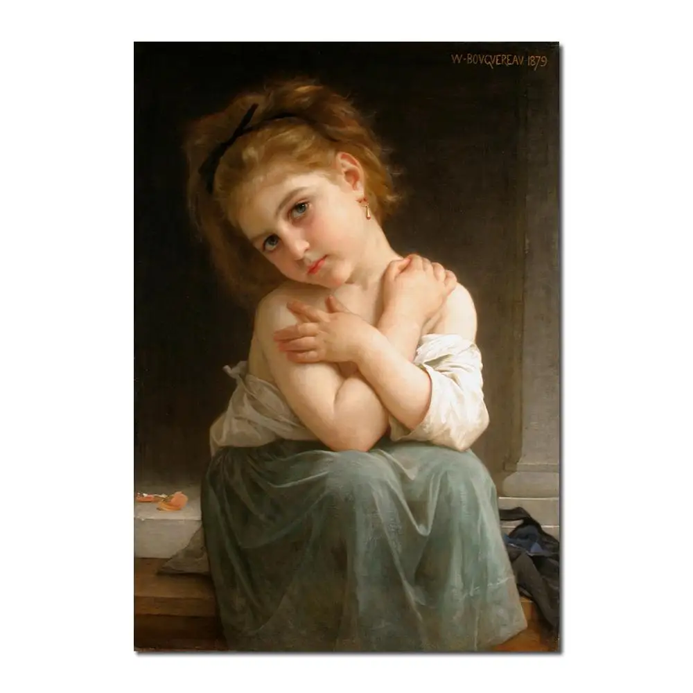 

wall art The chilly William Adolphe Bouguereau Paintings Hand painted High quality