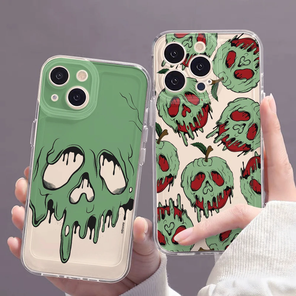 Witch Skull Phone Case for Samsung Galaxy S24 S23 S22 S21 S20 S10 FE Ultra Plus 5G Note 20 10 Pro Clear Soft Cover Funda