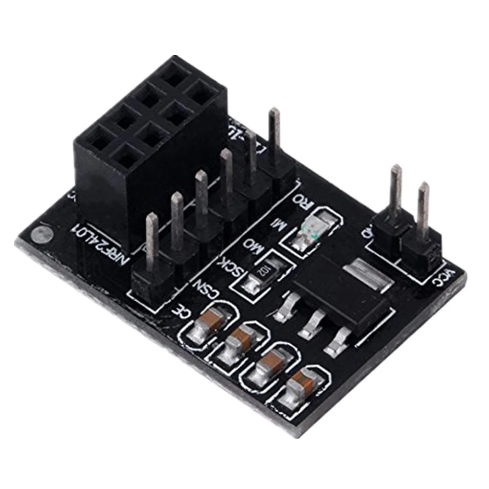 5Pcs NRF24L01 Wireless Adapter Module 3.3V New Socket Adapter Plate Board For 8Pin For Arduino NRF24L01 Wireless Module-ABIU