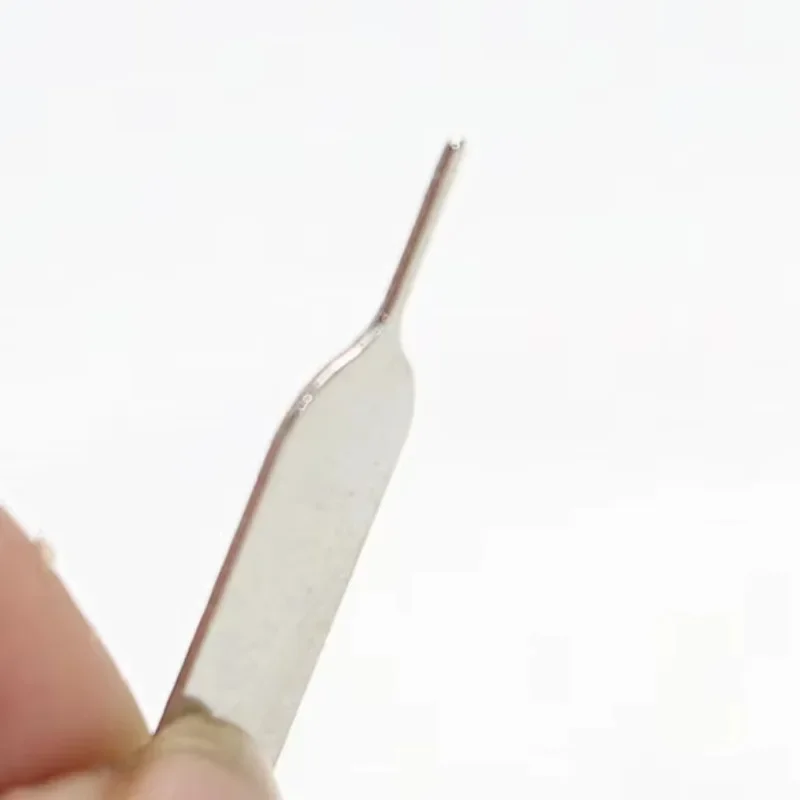 무료 샘플 니켈 도금 스프링 스틸 심 카드 트레이 제거 핀 키 도구 바늘 (휴대폰용)