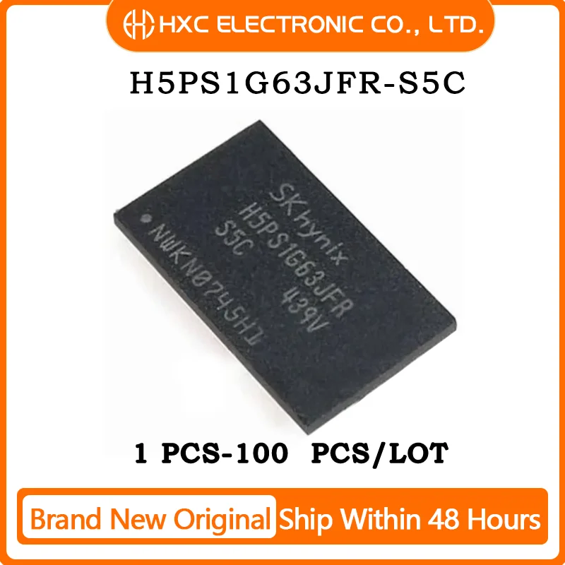 

Free Shipping 1PCS/10PCS/50PCS/100PCS H5PS1G63JFR-S5C FBGA84 DDR2 H5PS1G63JFR Brand New Original CHIP