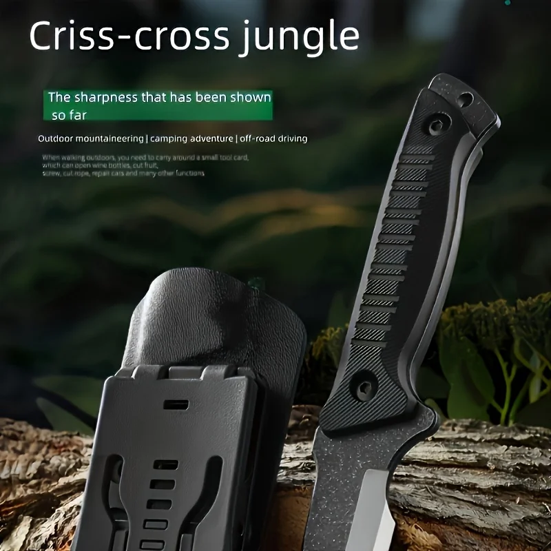 High Hardness Combat Fixed Blade Knife 8Cr13Mov Blade Nylon Glass Fiber Handles Safety Tactical Knife Survival EDC Multitool