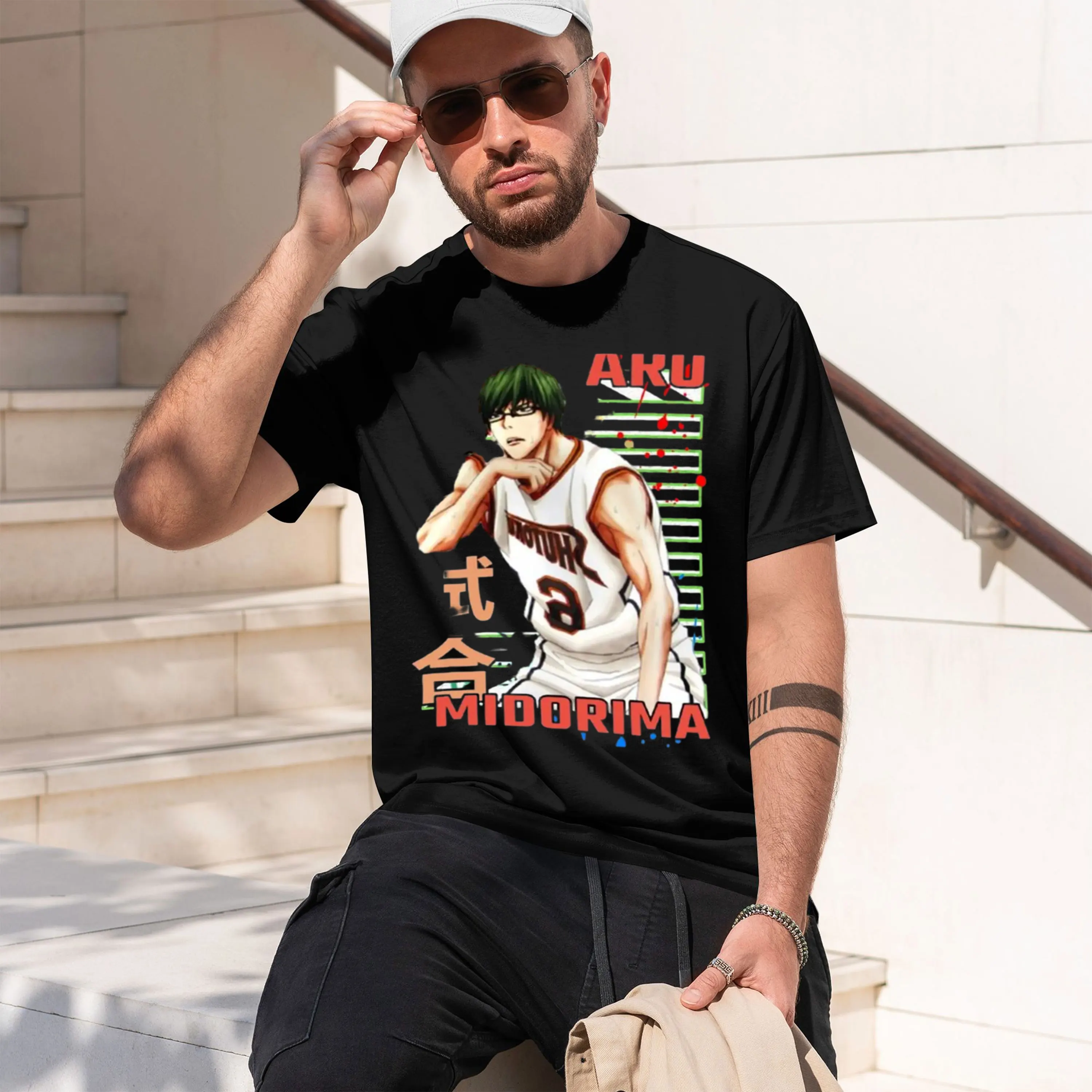 Shintaro Kuroko's Basketball Uan Anime Design T-Shirt animal print for a mens graph t-shirts hip hop 2026 New Model Short-sleeve