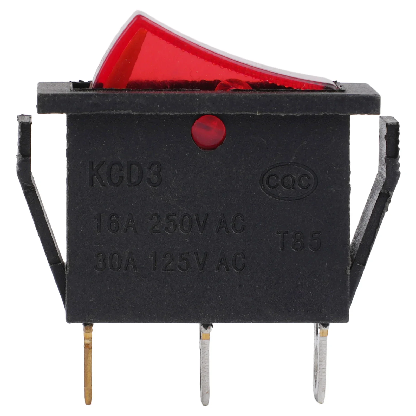 New Components Easy To Install Easy To Use Practical Rocker Switch Power Switch Button 3 Pins AC 125V 20A AC 250V 16A Red DPST