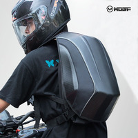 30L-48L Waterproof Motorcycle Hard shell backpacks Moto Racing bags MX Motocross Carbon Fiber Full Face Helmet Bags