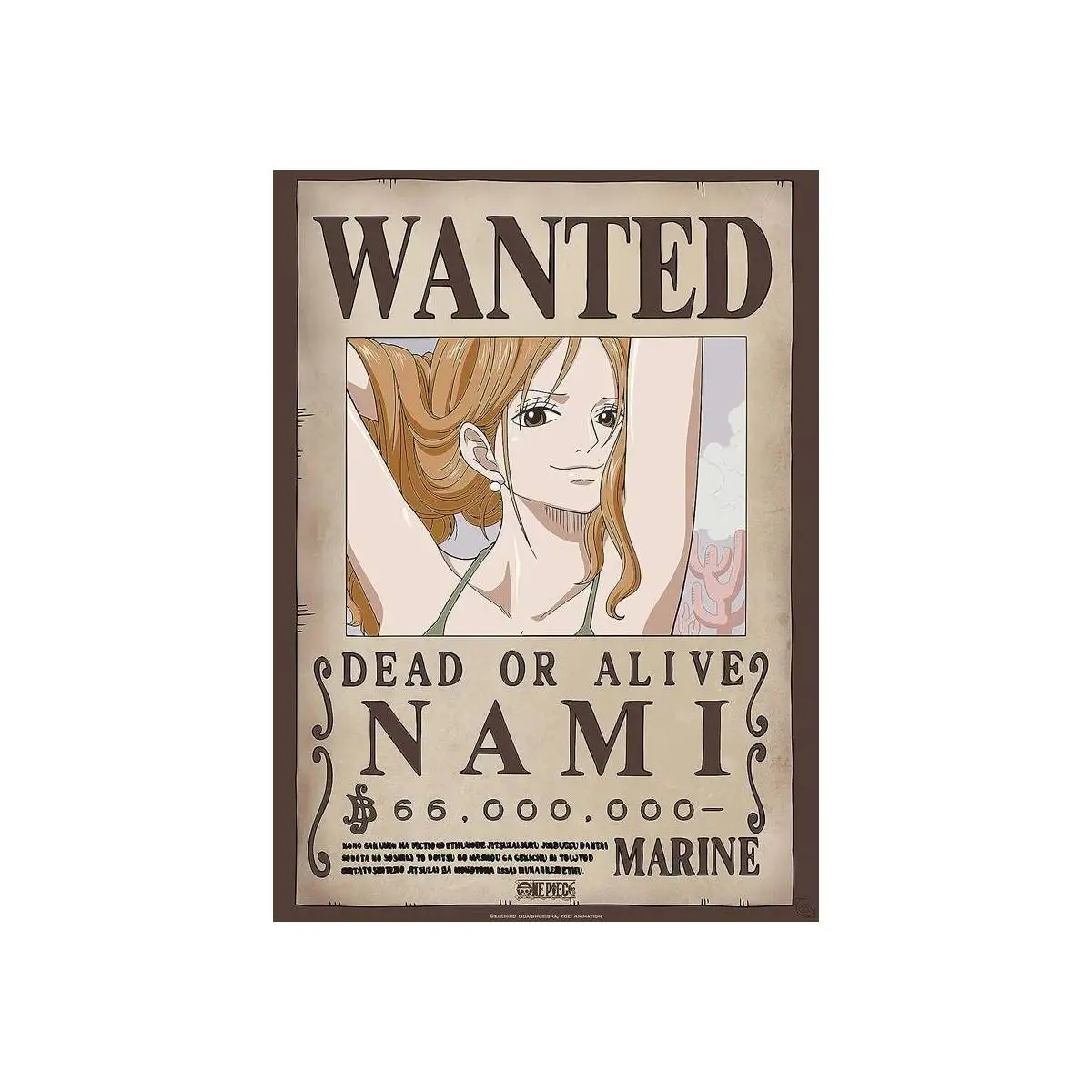 Posters of TV Series Poster Wanted Nami - One Piece (POSTER 52x38)