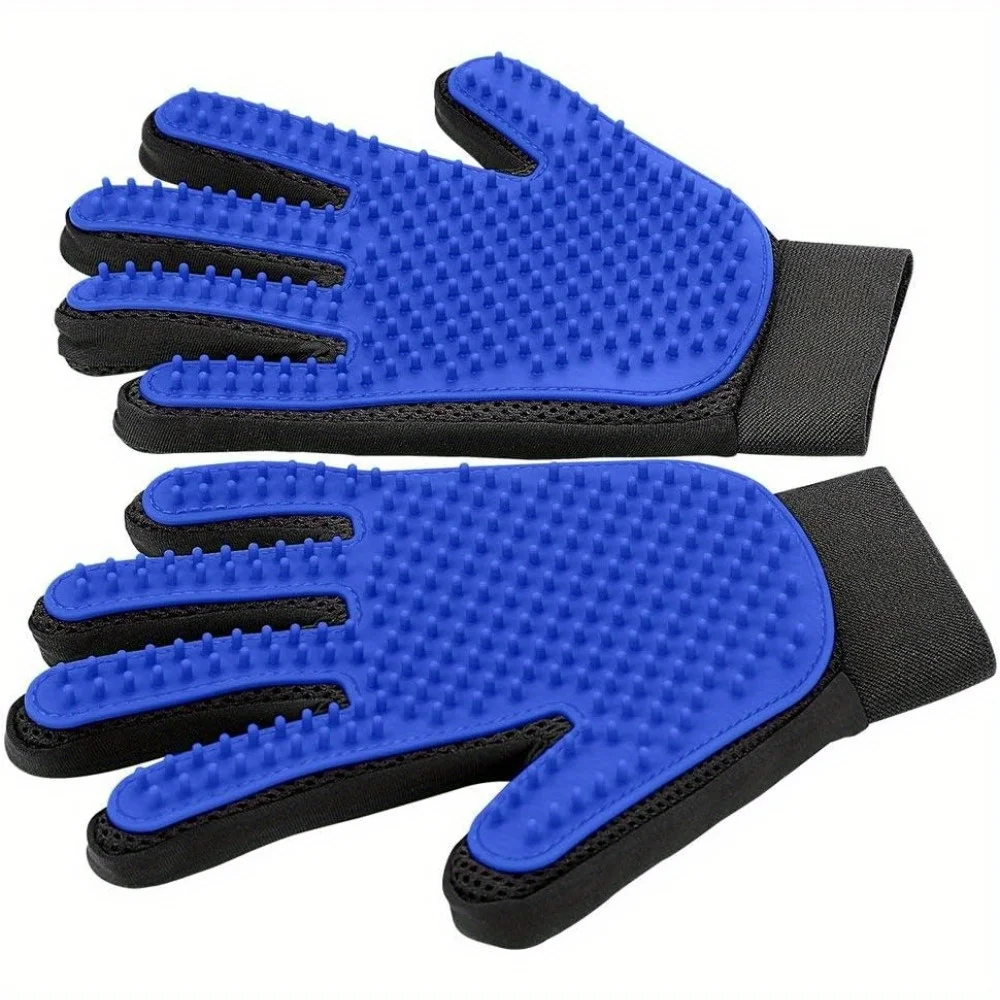 

Upgrade Pet Grooming Gloves Cat Brushes for Gentle Shedding - Efficient Pets Hair Remover Mittens - Dog Washing Gloves