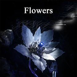 DIY 3D Metal Puzzle Mechanical Equinox Flower Model Building Kits Red Spider Lily Jigsaw Puzzles Assembly Toys for Girls Gifts