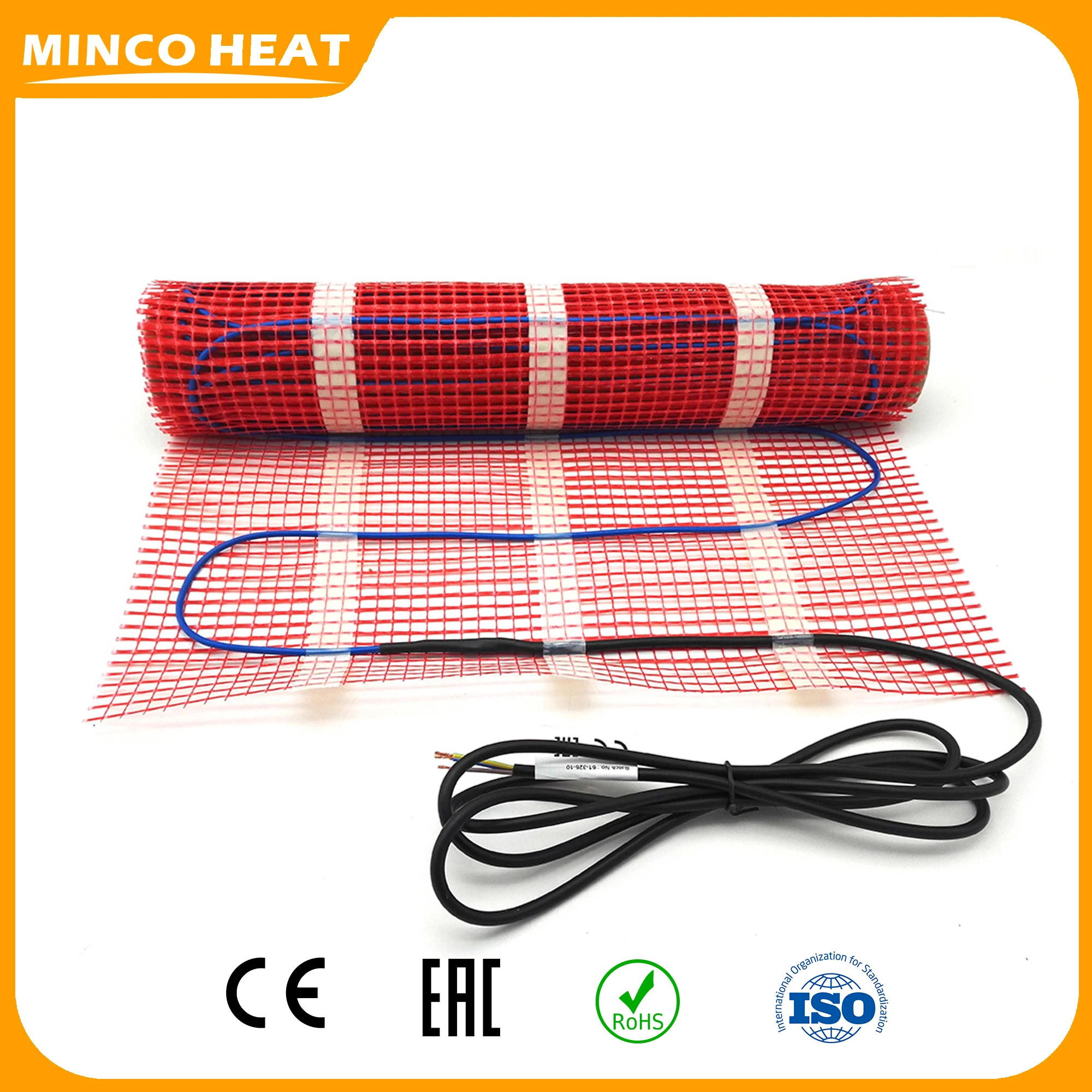 Free Choice of Size 50 Cm Width 150w/m2 AC200~240V 50/60Hz The Ceramic Tile Wooden Floor Heating Mat Underfloor Heating Mat