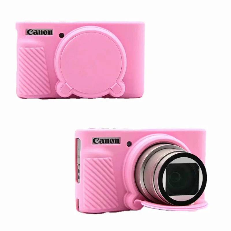 For Canon Powershot SX730 SX740 HS New Silicone Armor Skin Case Body Cover Protector DSLR Camera Bag