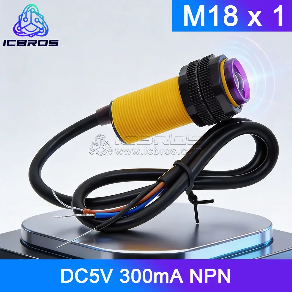 E18 D80NK Infrared Photoelectric Switch E18-D80NK Diffuse Reflection Obstacle Avoidance Sensor Module Voltage 5V