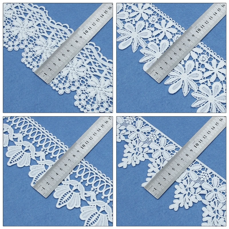 

Lace Woven Bandwidth 10yards White Lace Trim & Embellishments DIY Handmade Wedding Decoration Clothing Lace Ribbon Gift