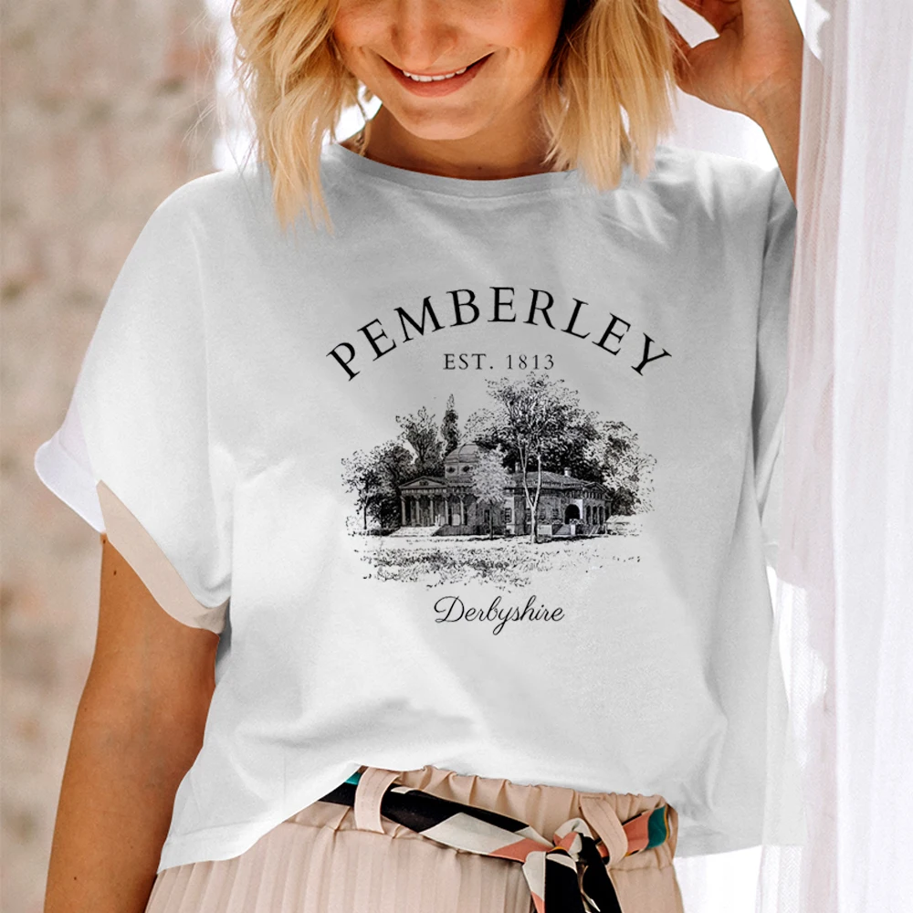 Pride and Prejudice T-Shirt Jane Austen Gift Pemberley Light Academic Shirt Literature Literary Books Shirt Bookish Reading