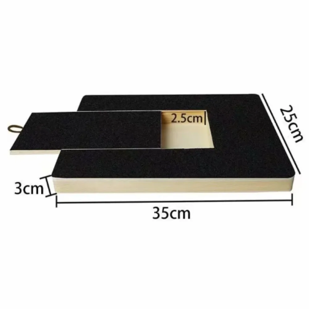 Wooden Pet Scratching Board with Built-in Treat Box Dog Nail Trim Pad Pull-Out Nail Scratch Board Toy Sandpaper Board Scratcher