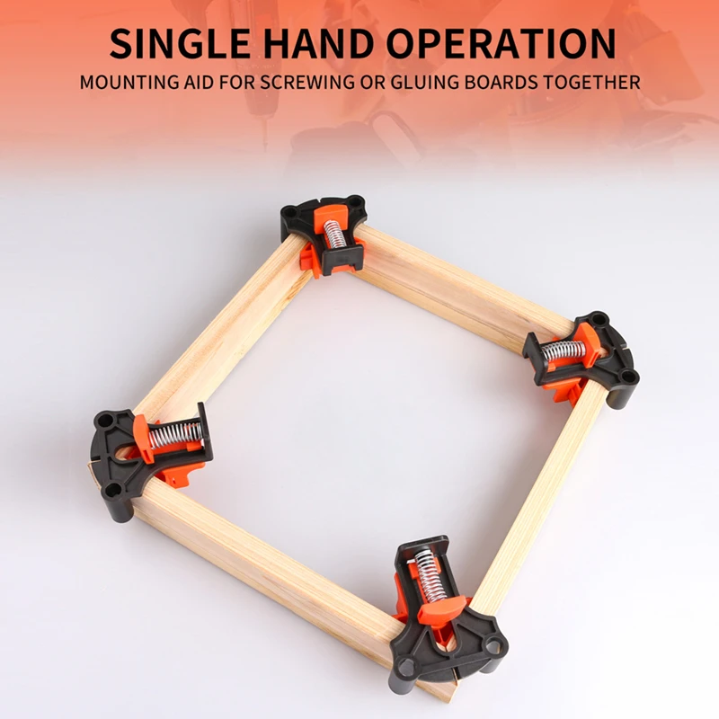 12PCS Clamp Set 60/90/120 Degrees Corner Clamp Wood Angle Clamps Woodworking Frame Clamp Corner Holder Woodworking Hand Tool