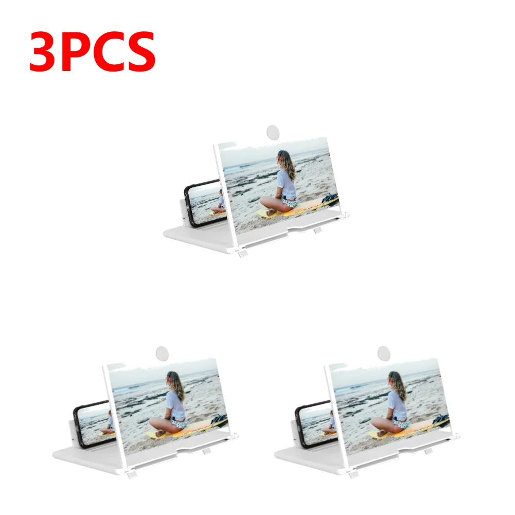White 3PCS 14 inch