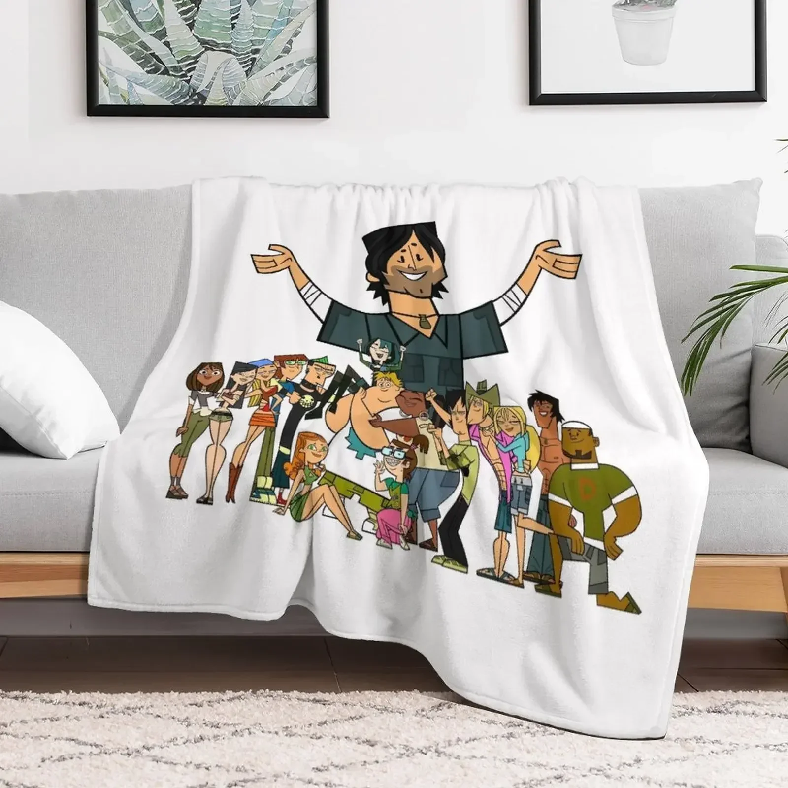 

Total Drama Throw Blanket Decorative Throw warm winter Blankets For Sofas Kid'S Blankets Picnic cosplay anime Blankets