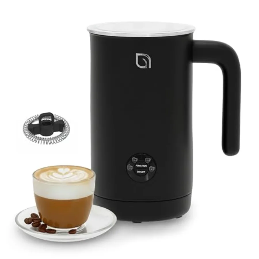 Eco Series 4 in 1 Milk Frother with One Button Operation for Coffee Latte 8.12oz/240ml Hot and Cold Foam Maker Made from 99 Rec