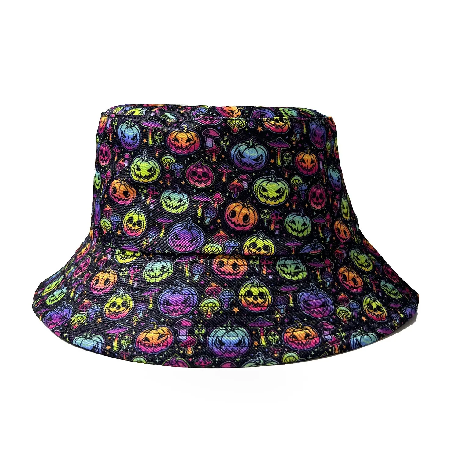

Funny Pumpkin Head Fisherman's Hat 2025 Halloween Pot Hat European and American Festival Fashion Trend Sunscreen unisex