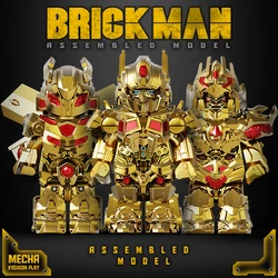 Newstyle Transforming Robot Series Building Model Creative Man Figurine Building Decoration Children's DIY Toy Gift for Children